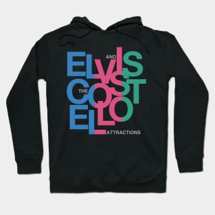 Elvis Costello - Watercolor Design Style Hoodie